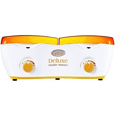GiGi Hair Removal Wax Warmer, Deluxe Double, Warmer for Two (2) 14 oz Wax Can