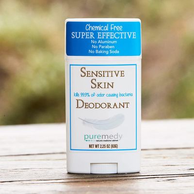 Puremedy All Natural Sensitive Skin Deodorant Stick Long-Lasting Stay Fresh Formula for Women, Men, Teens, Free of Aluminum, Baking Soda and Chemicals - 2.25 oz (Pack of 1)