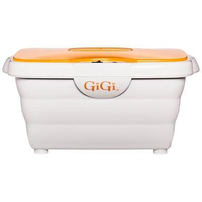 GiGi Paraffin Wax, Digital Paraffin Wax Bath for Hand and Foot Therapy, with Peach Paraffin Wax, 6 lbs.