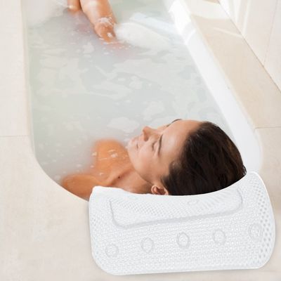 Bath Pillow, Full Body Spa Bath Mattress Cushion Pillow Soft Quilted Bathtub Mat with Breathable