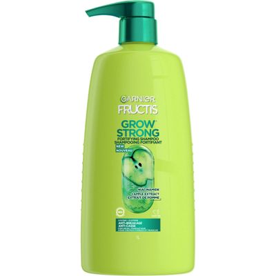 Garnier Fructis Grow Strong Shampoo, 33.8 Fl Oz, 1 Count (Packaging May Vary)