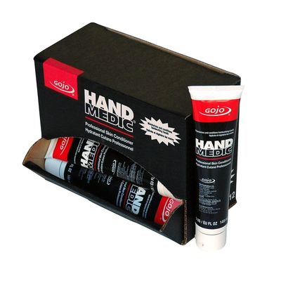 GOJO HAND MEDIC Professional Skin Conditioner, Fragrance Free, 5 fl oz Portable Squeeze Tube (Pack of 12) - 8150-12