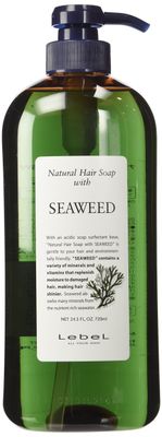 Lebel Cosmetics | Shampoo | Natural Hair Soap with Seaweed Shampoo 720ml (Japan Import)