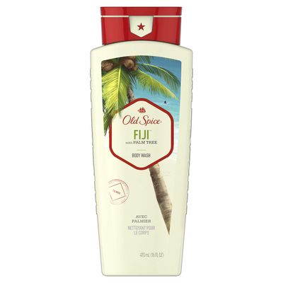 Old Spice Body Wash for Men, Fresher Fiji Scent, Fresher Collection, 16 Fluid Ounce (Pack of 4)