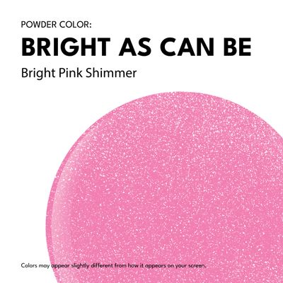 RC Red Carpet Manicure Color Dip Bright As Can Be Nail Dipping Powder, 0.3 Fl Oz