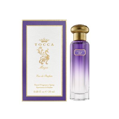 Tocca Women&#39;s Perfume, Maya Fragrance, 0.68 oz (20 ml) - Warm Floral, Wild Iris, Blackcurrant, Patchouli Heart - Hand-Finished Bottle