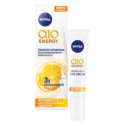 NIVEA Q10 plusC Anti-Wrinkle + Energy Eye Cream 1er Pack (1 x 15 ml)