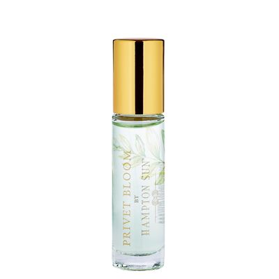 Hampton Sun Privet Bloom Eau de Parfum Travel Roller Ball, Crisp, Clean, White Floral Scent Reminiscent of Summer in the Hamptons, White Hyacinth, Sea Spray, Lily of the Valley, Dune Grass + Jasmine