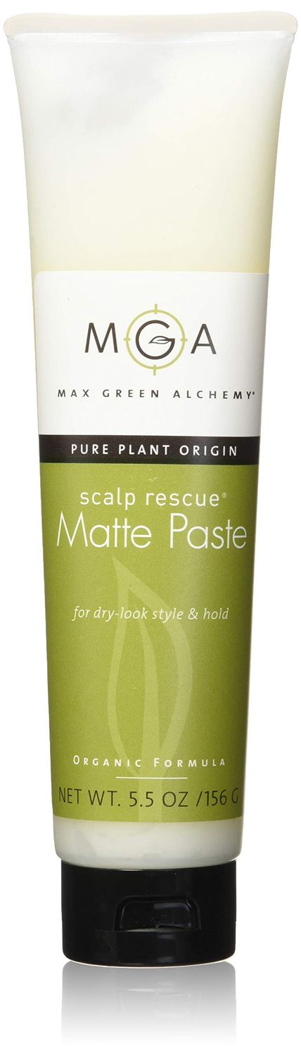 MGA Vegan Matte Hair Paste Tube - Matte Texturizing Paste gives Natural Look, Medium Hold &amp; Creates Bulk made with Organic Formula for Men &amp; Women | Unisex Color Safe and PVP Free | 5.5 Ounces