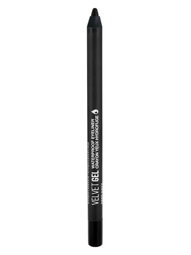 Marcelle Velvet Gel Waterproof Eyeliner, Jet Black, Hypoallergenic and Fragrance-Free, 0.04 oz