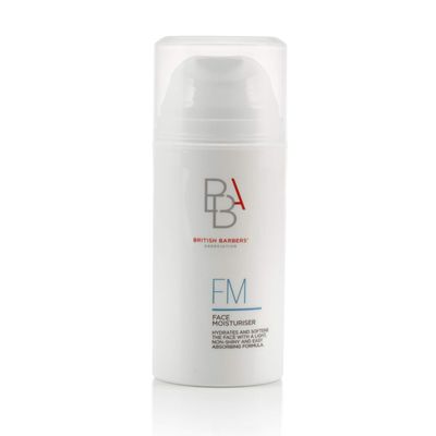 British Barbers Association BBA Face Moisturiser, 3.38 fl. oz.