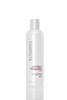 Scruples Quickseal Detangling Conditioner - Hair Smoothing &amp; Frizz Control Treatment - Conditions &amp; Detangles All Hair Types (8.5 oz)