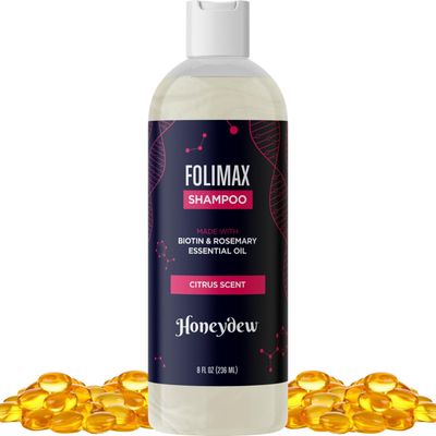 Biotin and Rosemary Shampoo for Thinning Hair - Sulfate Free Biotin Shampoo for Men with Hair Thickening Essential Oils - Deep Cleansing Volumizing Shampoo for Thin Hair with Zinc and Tea Tree Oil