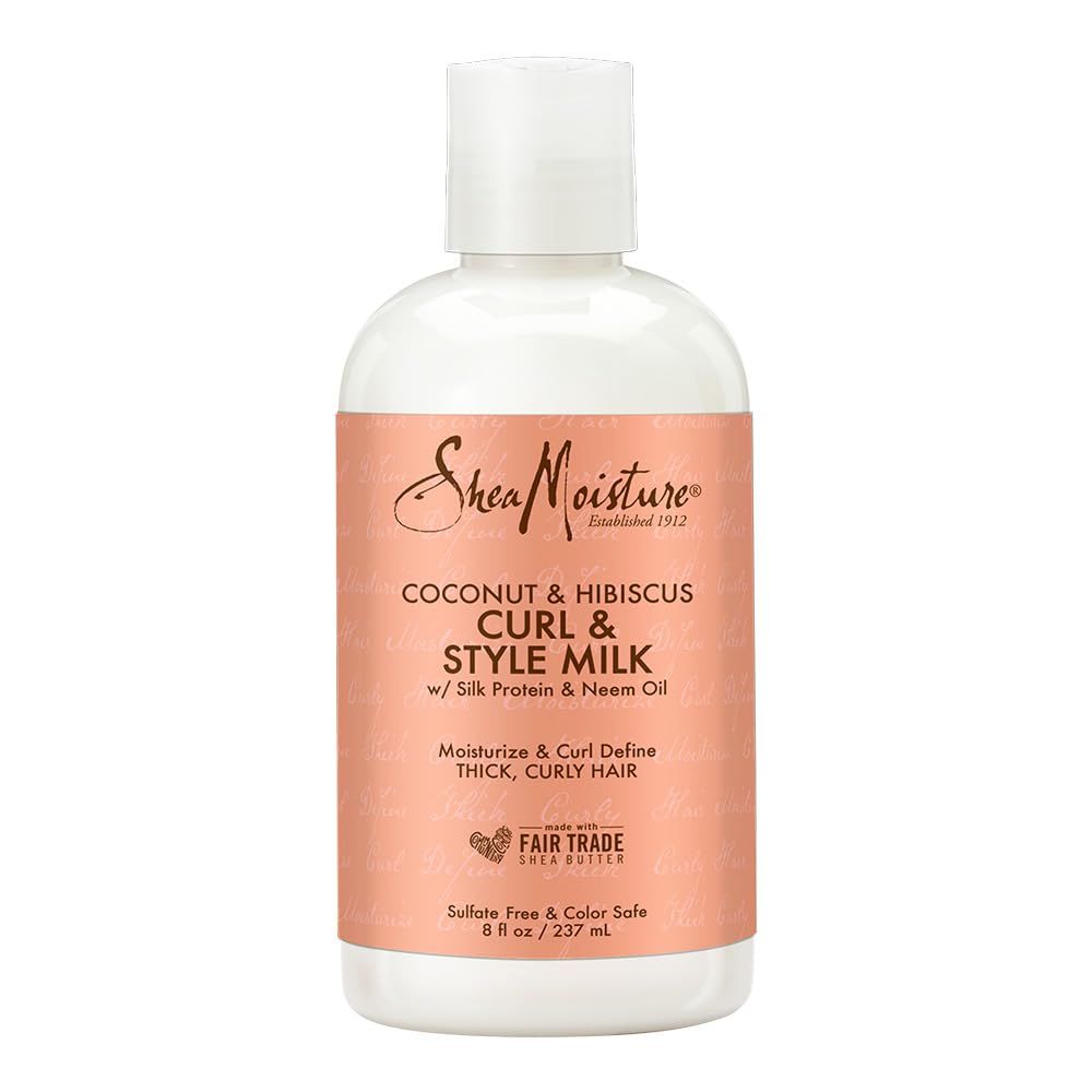 Shea Moisture Coconut &amp; Hibiscus Curl &amp; Style Milk 8 oz