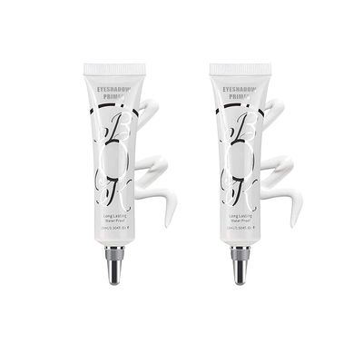 LOKFAR 2 Pack Matte Eyeshadow Primer for Oily Lids White Eyeshadow No Crease Eye Primer Makeup Eyeshadow Base Waterproof &amp; Smudge-proof &amp; Long Lasting Cream Liquid Eye-shadow for All Shadows (Set A)