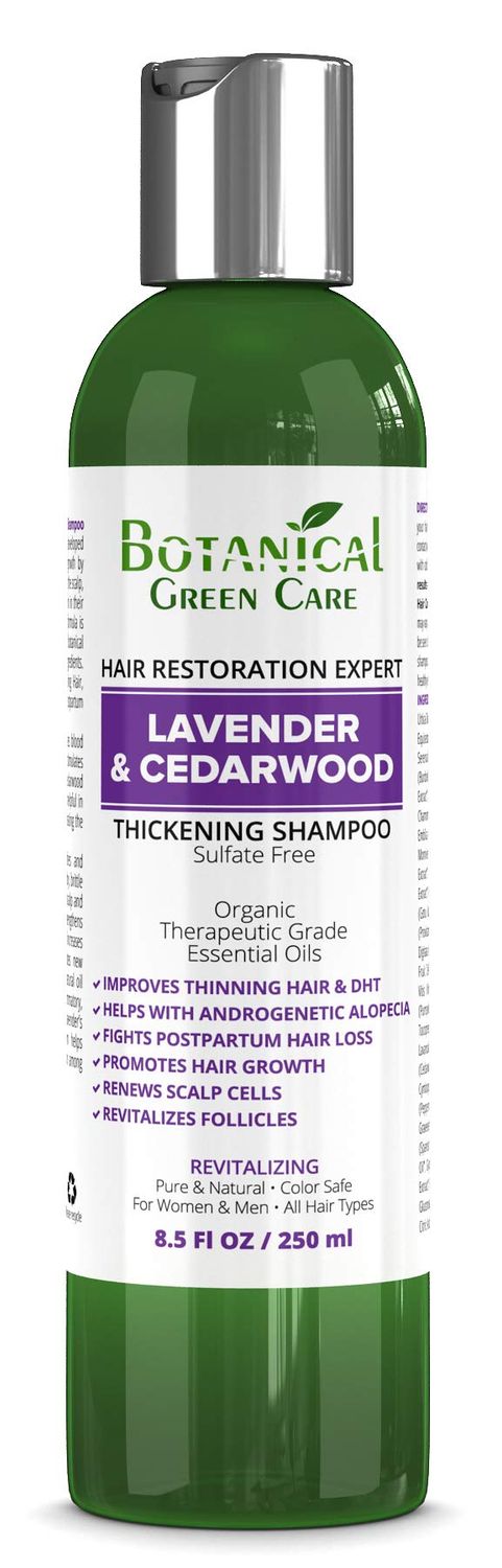 Lavender &amp; Cedarwood Thickening Shampoo for Thinning Hair, Hair Loss Shampoo, Thickening Products for Women &amp; Men, Hair Growth Shampoo