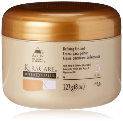 Avlon Keracare Natural Textures Defining Custard, 8 Ounce