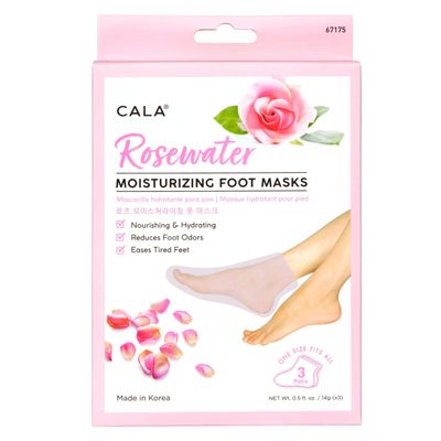MOISTURIZING FOOT MASK SOCKS: ROSE (3 PAIRS)