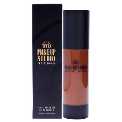 Make-Up Studio Professional Make-Up Fluid Foundation No Transfer - Creates A Soft-Focus, Velvety Natural Finish - Delivers Long-Wearing Light To Medium Coverage - Olive Brown - 1.18 Oz