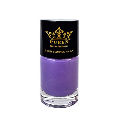 PUEEN Super Intense Nail Polish For Nail Stamping Big 5-FREE Formula Nail Color Lacquer (812 - Charmed Lilac)-BH000516