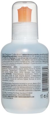 RUSK Designer Collection Thermal Serum with Argan Oil, 4.2 Oz, Alcohol-Free, Heat Protection and Shine, Frizz Eliminator, Great for Conditioning and Incredible Shine