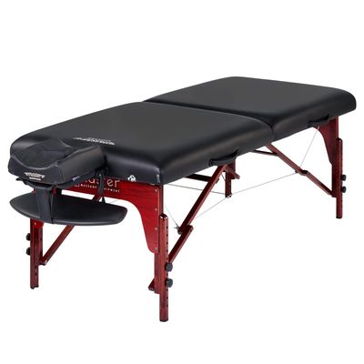 Master Massage 31&quot; Montclair Pro Portable Massage Table Package, Memory Foam Cushioning, Reiki Panels, Shiatsu Cable Release- Tattoo Table, Spa Bed, Facial Bed