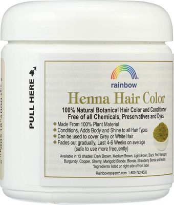 Rainbow Research Red Henna, 4 Ounce (Pack of 2)