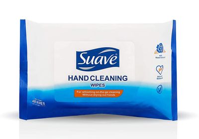 Suave Refreshing Hand Cleaning Wet Wipes with Vitamin E (48 Count)