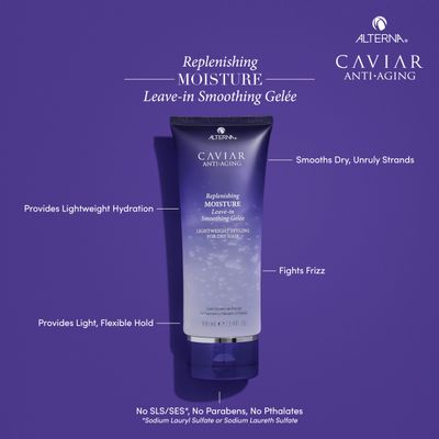 Alterna Caviar Anti-Aging Replenishing Moisture Leave-in Smoothing Gelee, Lightweight Styling For Dry Hair,Sulfate Free ,3.4 Fl Oz (Pack of 1)