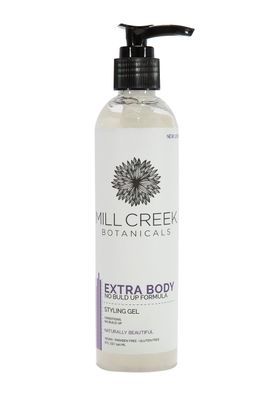 Mill Creek Natural Styling Gel- Extra Body - 8 fl. oz/ 240 ml.