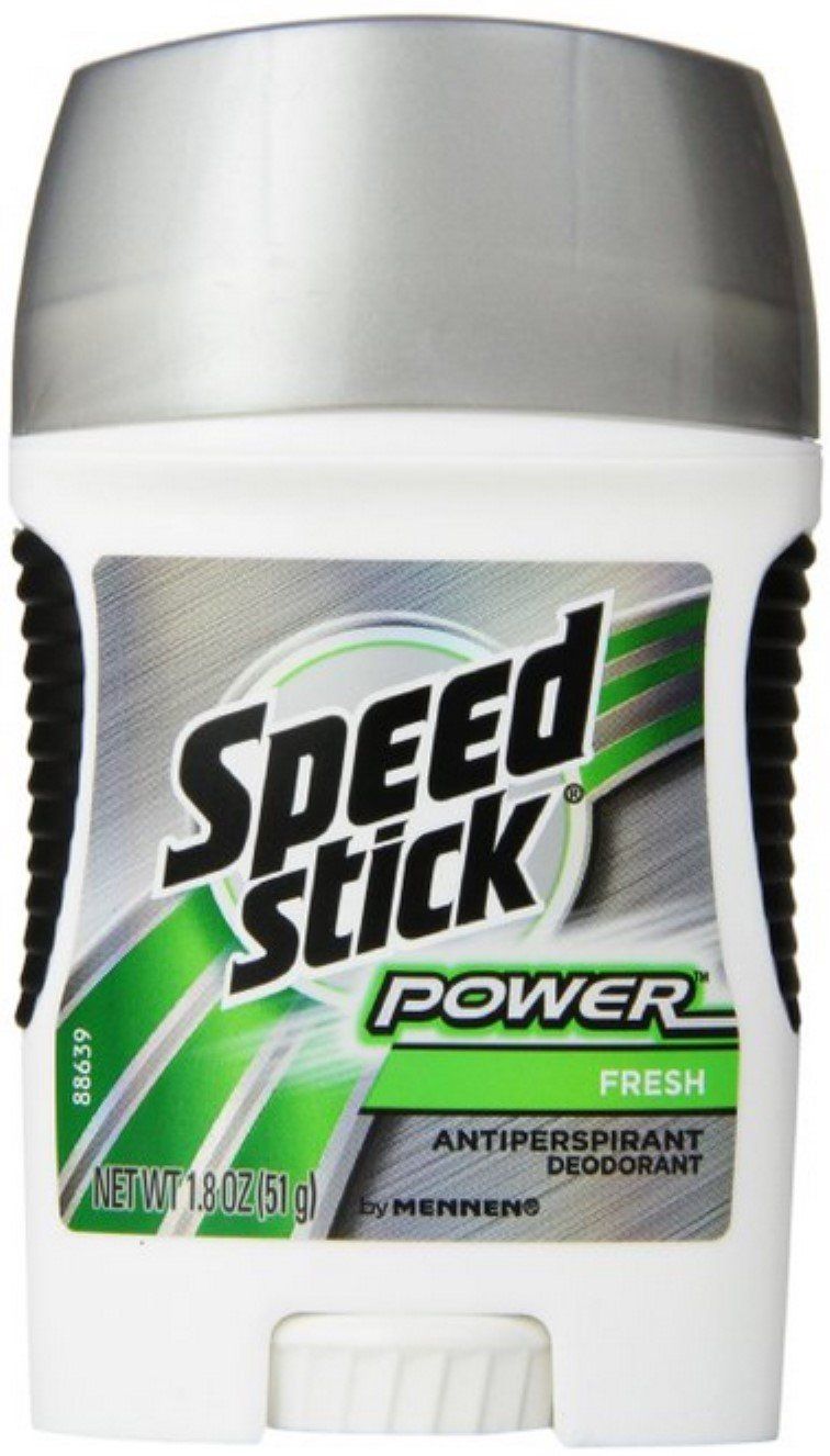 Speed Stick by Mennen Antiperspirant/Deodorant, Fresh Scent 1.8 oz (Pack of 8)