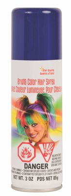 Rubies Bright Color Hairspray, Blue