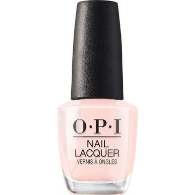 OPI Nail Lacquer Mimosas for Mr. &amp; Mrs. | Sheer Soft Pink Crme Chip Resistant Nail Polish | Vegan, Fast Drying, Streak Free