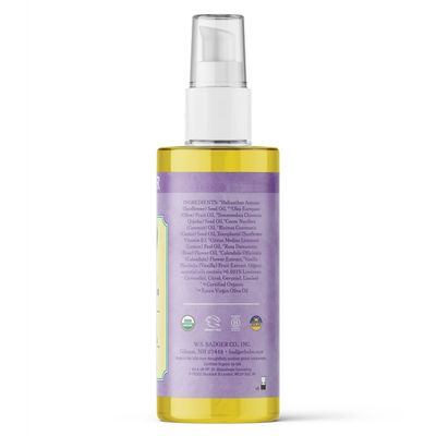 Badger - Pregnant Belly Oil, Rose &amp; Vanilla, Certified Organic, Gentle &amp; Soothing, Jojoba &amp; Coconut Oil, Belly Oil for Stretched Skin During &amp; After Pregnancy, 4 fl oz