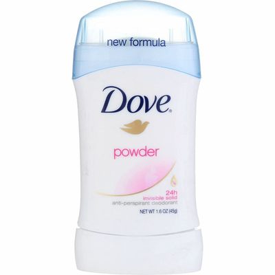 Dove Deodorant 1.6 Ounce Invisible Solid Powder (47ml) (6 Pack)