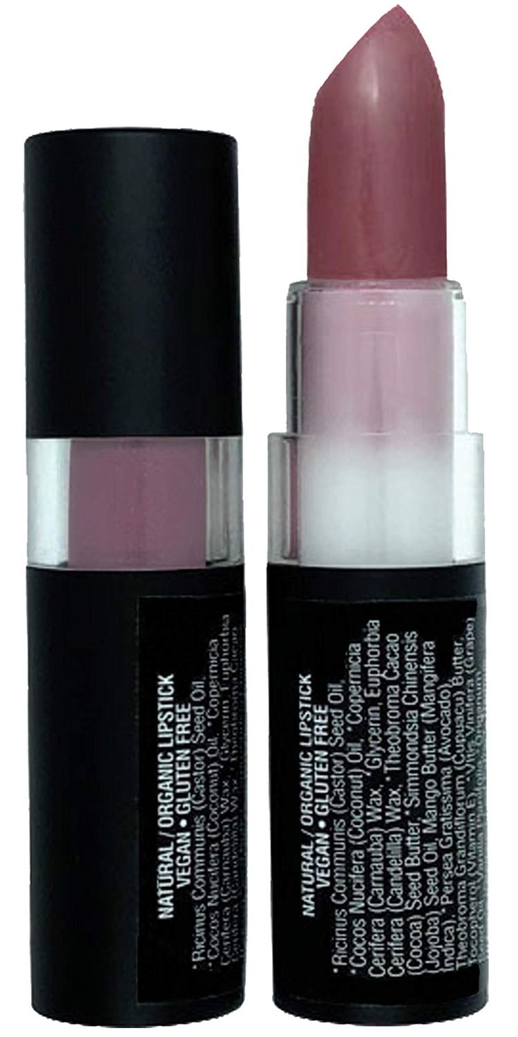 Mom&#39;s Secret Natural Lipstick, Organic, Vegan, Gluten Free, Cruelty Free, Made in the USA, 0.12 oz. (Purely Plum)