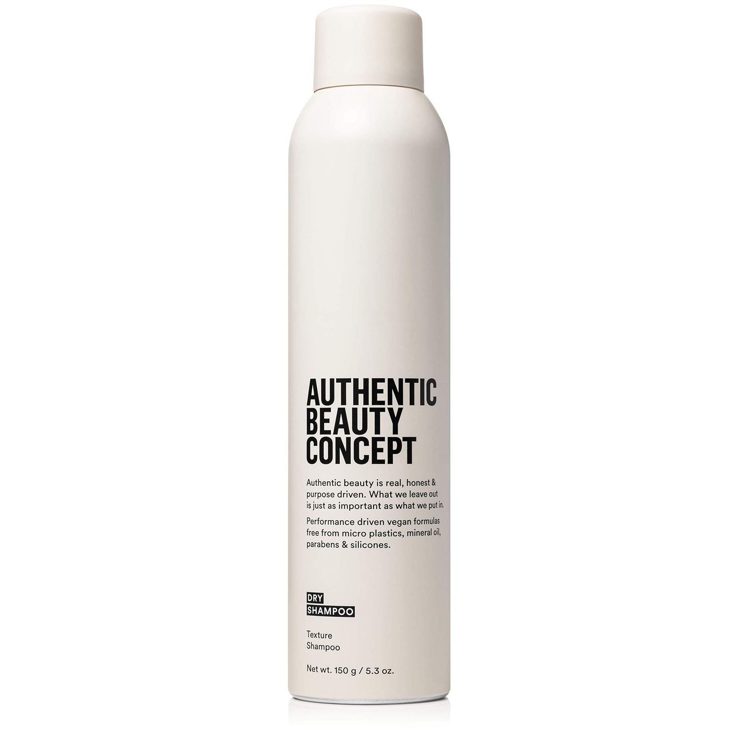 Authentic Beauty Concept Dry Shampoo | Vegan Dry Shampoo | Lightweight Texturizing Spray | Refreshes Hair &amp; Styles | Heat Protection | All Hair Types | Silicone-free &amp; Cruelty-free | 5.3 oz.