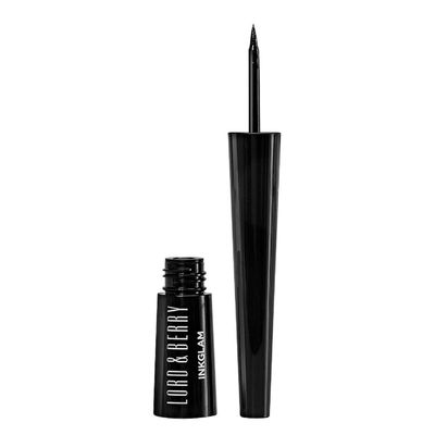 Lord &amp; Berry Inkglam Waterproof, Smudgeproof Long Lasting Liquid Eyeliner With Patent Finish, Quick Drying &amp; Precise Application, Eye Liner For Fine &amp; Bold Lines - Black