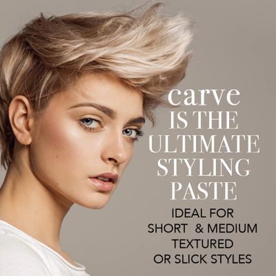 Brocato Carve Texture Hair Paste: Styling Texturizer Cream Products for Men and Women - Volumizing and Texturizing Product for Molding, Shaping and Sculpting - Adds Shimmering Semi Gloss Finish - 2 Oz