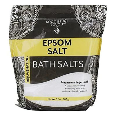 Soothing Touch Epsom Salts Pouch, Unscented, 32 Ounce