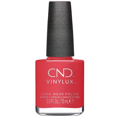 CND Vinylux Longwear Coral Nail Polish, Gel-like Shine &amp; Chip Resistant Color, Tropix, 0.5 fl. oz