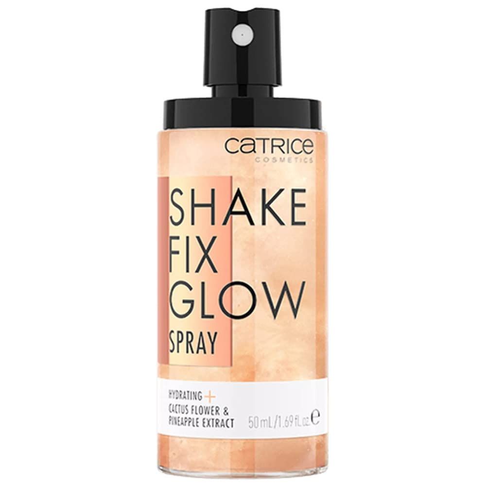 Catrice | Shake Fix Glow Spray | Sets Makeup and Hydrates Skin | Made With Cactus Blossom and Pineapple Extract | Oil Free, Paraben Free, Gluten Free | Vegan &amp; Cruelty Free