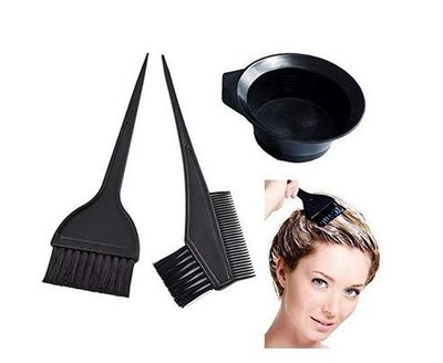 WOIWO One Set (5 Pcs) Hair Coloring Dyeing Kit, for Salon Hairdressing and Home Personal, Necessary Accessories for DIY Hair Dye