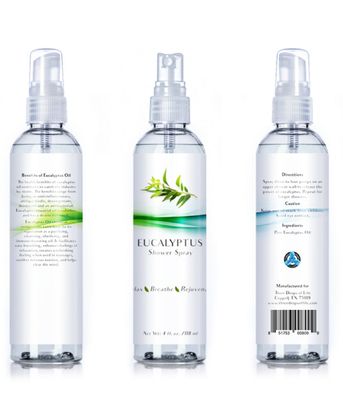 Three Drops of Life Pure Eucalyptus Shower Spray, Premium Essential Oil Mist Shower Steamer Spray, Steam Shower Spray, Spa Shower Spray and Bath (Eucalyptus Spray for Shower, 4oz)