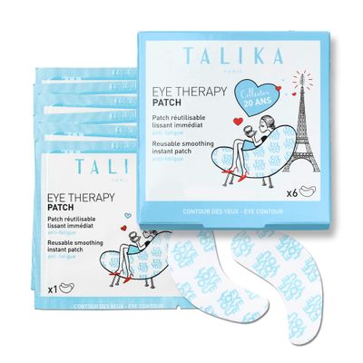 Talika Eye Therapy Patch - Instant Smoothing Under Eye Patches - Mask For Dark Circles Puffiness &amp; Tired Eyes - 6 Refills Reusable Under Eye Patches for Adults Skincare Eye Treatment