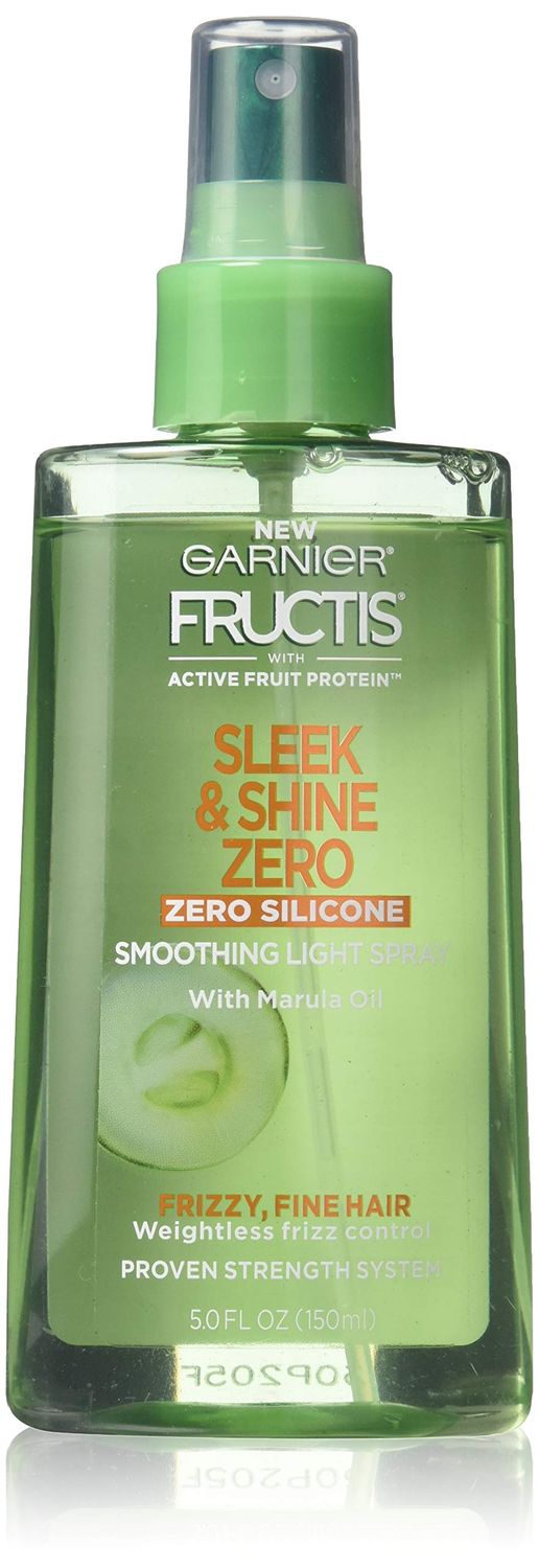 Garnier Fructis Sleek &amp; Shine Zero Smoothing Light Spray light green, 5 Fl Oz