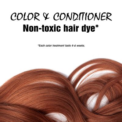 Light Mountain Henna Hair Color &amp; Conditioner - Red Hair Dye for Men/Women, Organic Henna Leaf Powder and Botanicals, Chemical-Free, Semi-Permanent Hair Color, 4 Oz (Pack of 3)