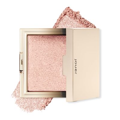 Jouer Powder Highlighter - Highlighter Powder for Face - Luminizer Makeup - Buildable Pigment - Talc, Paraben, Cruelty Free &amp; Vegan - Rose Gold