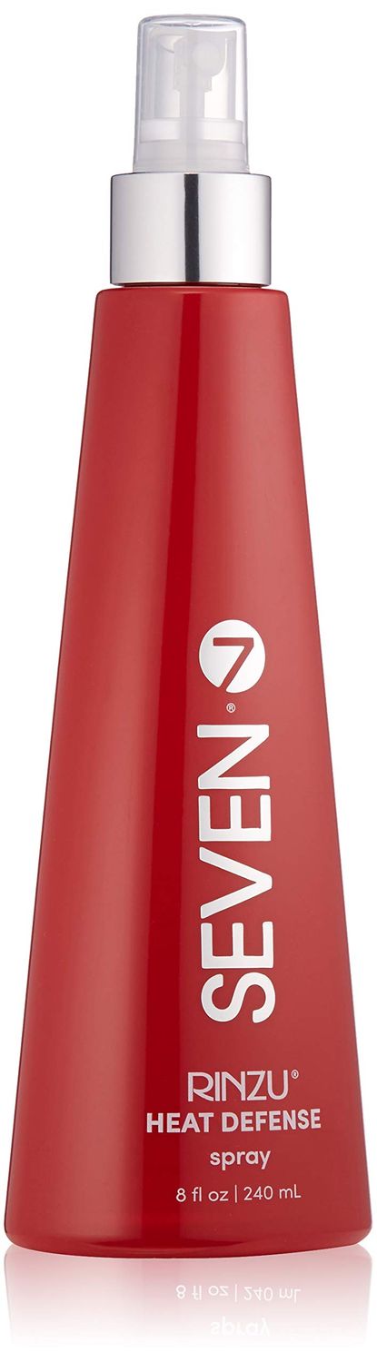 SEVEN Haircare RINZU Heat Defense Hair Spray, Heat Protection Spray for Hair with Castor Oil, Pro Vitamin B5, Shields Up to 450F, Reduces Frizz, Adds Shine &amp; Enhances Volume, Made in USA, 8 oz