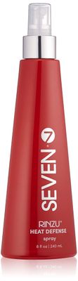 SEVEN Haircare RINZU Heat Defense Hair Spray, Heat Protection Spray for Hair with Castor Oil, Pro Vitamin B5, Shields Up to 450F, Reduces Frizz, Adds Shine &amp; Enhances Volume, Made in USA, 8 oz